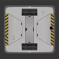 Sci-fi Elevator Sci-fi Elevator Sci-fi Item 3d model