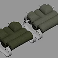 Shoe Changing Stool Low Stool 3d model