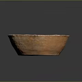 Hand Carved Terracotta Pottery Bowl With Sculpted Interior Design And Artisan Craftsmanship