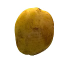 Fresh Yellow Potato with Natural Skin Spots as Nutritious Vegetable Choice for Healthy Diet