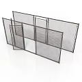 Metal Mesh Fence Panels For Construction With Modular Design And Multiple Sizes