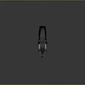Modern Tactical Weapon Design With Black Body And Yellow Accent Components