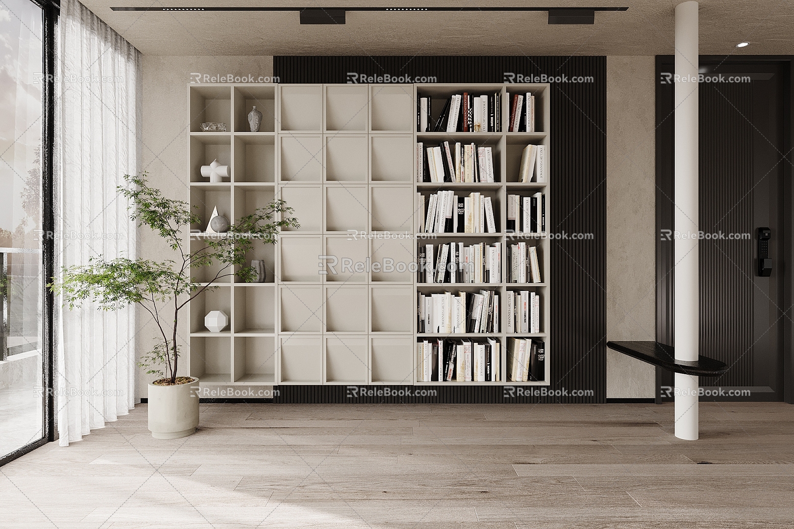 Modern Decorative Cabinet 3d model