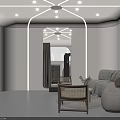 Modern Clothing Store Featuring Stylish Window Display Mannequins Green Plants And Glass Door