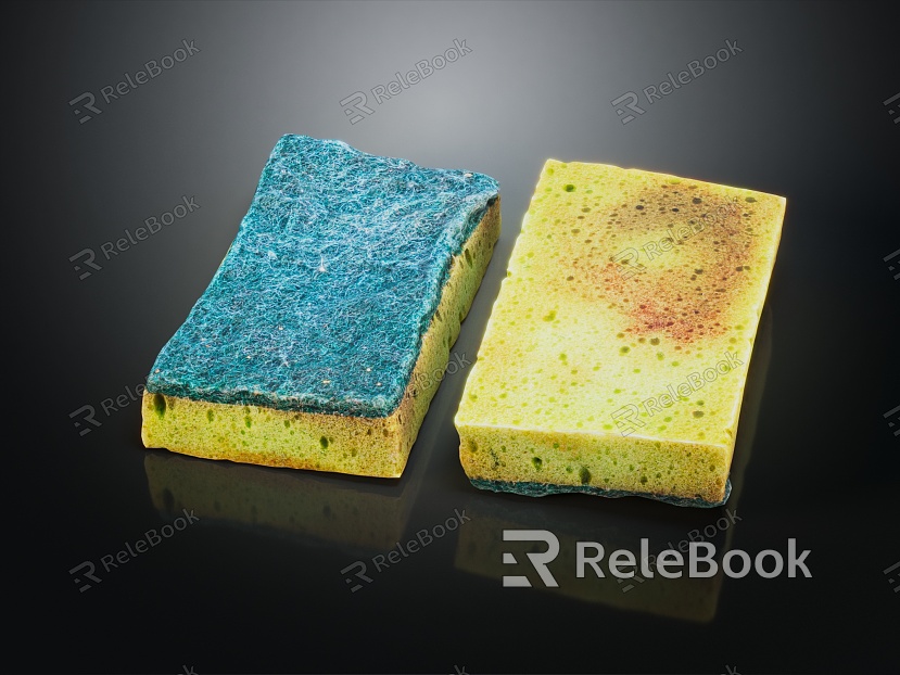 Modern dishwashing sponge sponge dish cloth model