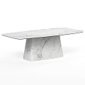 Two Tone Marble Tables Design Featuring White And Black Tops And Bases