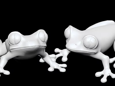 The Modern Frog 3d model The Modern Frog 3d model
