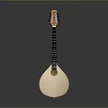 Traditional Wooden Chinese Lute Handmade Musical Instrument for Home Decor Use