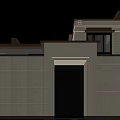 Modern Classic Single Family Villa Exterior With Large Windows Balconies And Landscaped Garden