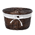 Modern Wicker Woven Basket 3d model