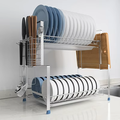 Modern Storage Rack 3d model