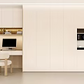 Modern Dining Living Room Interior With White Sofa Round Rug Dining Table And Hanging Lights