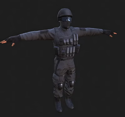 The Modern Police 3d model