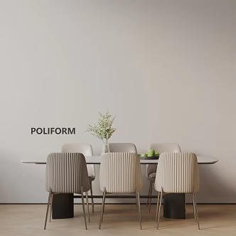 Modern table combination 3d model