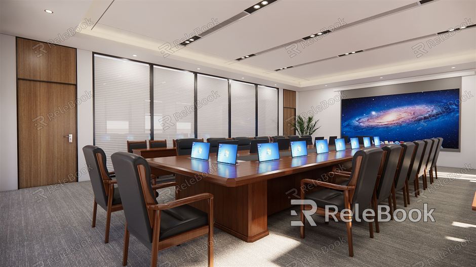 Modern Conference Room Video Conference Room model