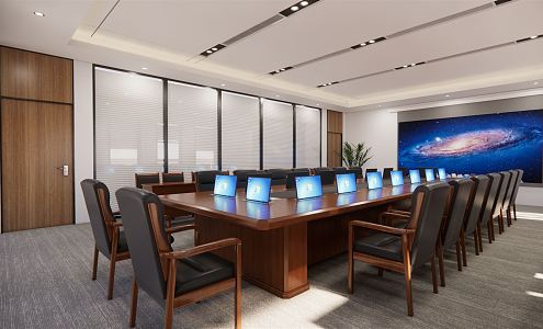 Modern Conference Room Video Conference Room 3d model