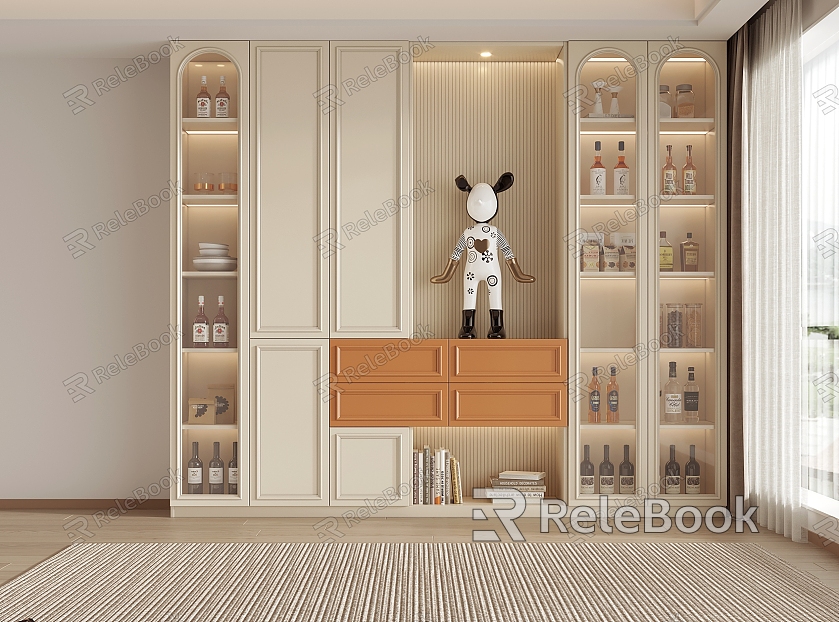 Wine Cabinet model