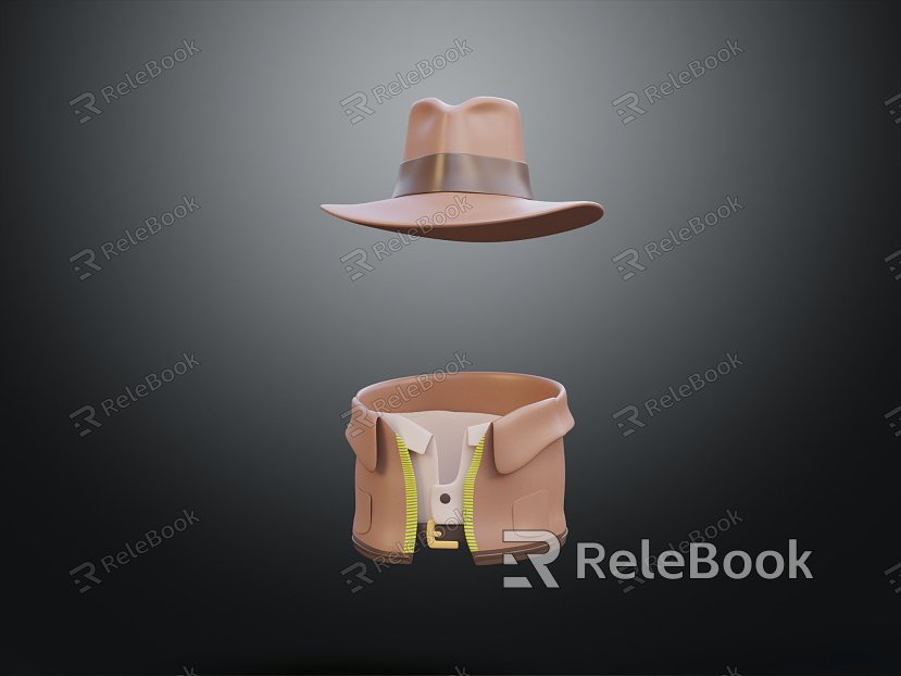 Modern Hat Costume Cartoon Costume model