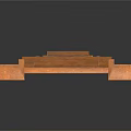 Classical Wooden Doorway Decoration With Carved Details Green Panels And Columns