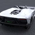 White Convertible Sports Car With Sleek Aerodynamic Design And Stylish Front Headlights