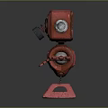 Robot Assistant Small Robot Butler Robot Butler Figure Game Figure 3d model