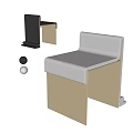 Modern Minimalist Dining Chairs With Black White Sleek Design And Geometric Structure