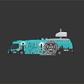 Modern Bus Protla Bus Bus School Bus Box Bus Bus 3d model