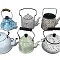 Stylish Ceramic Teapots With Diverse Colorful Patterns And Unique Designs For Kitchen
