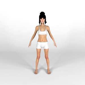 Woman 3d model