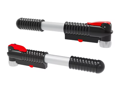 Adjustable Metal Hardware Tools With Telescopic Support Bars And Red Control Switches 3d model