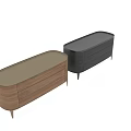 Modern Chest of Drawers with Light Wood Dark Finish and Metal Legs Sleek Design