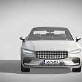 White Luxury Coupe With Unique Grille Design And Dark Roof UK Plate