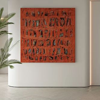 modern decorative painting 3d model