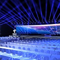 Stage Lighting Telecom Dazzling Atmosphere Audience Banquet Chair Long Table 3d model