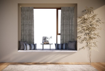 Silent windowsill SU model 3d model