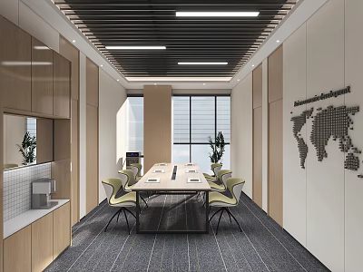 Modern Meeting Room Office Studio 3d model