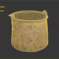 Handmade Copper Cooking Pot With Hammered Texture And Metal Handles