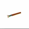 Electrical Cable Exposed with Multicolored Wires Orange Sheath and Insulation