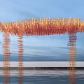 Modern Pavilion Landscape Pavilion Landscape Structures Landscape Pavilion 3d model