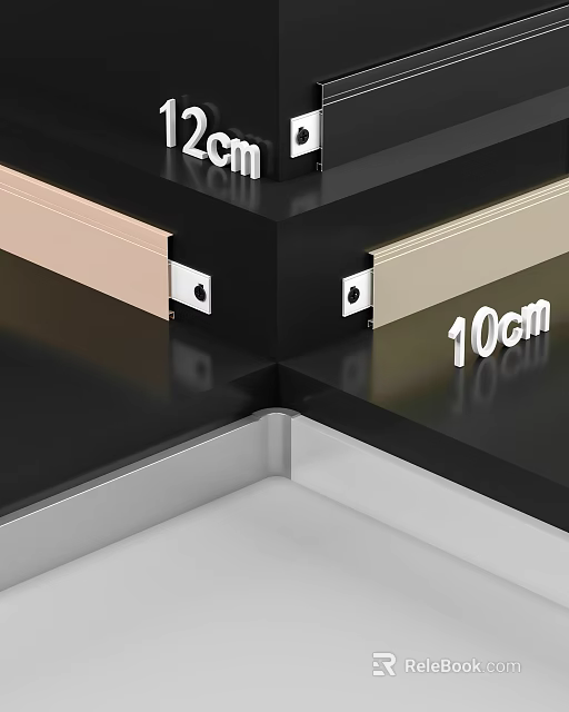 Different Colored Decorative Edge Trims With 12cm And 10cm Sizes For Home Decoration 3d model 
