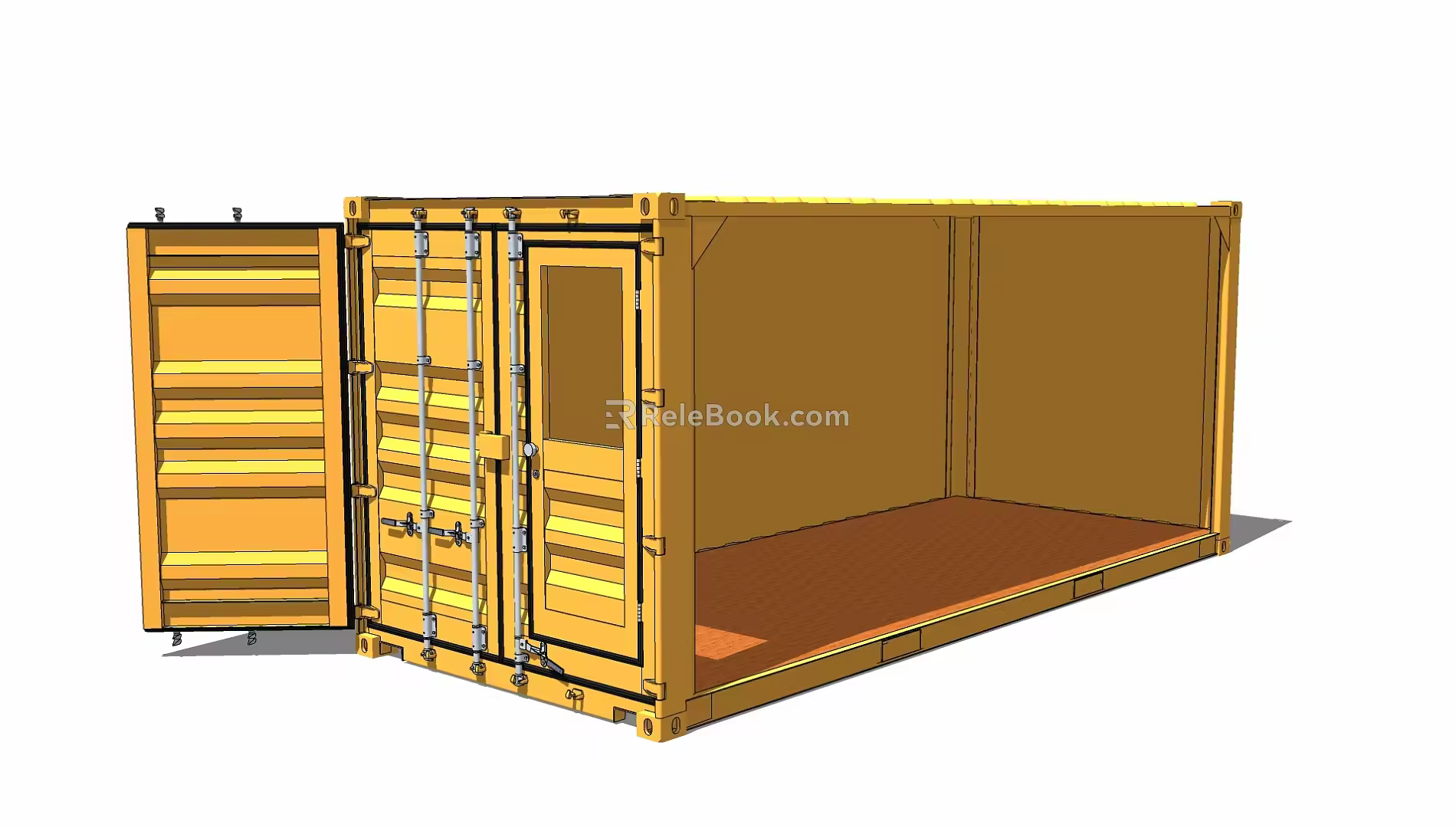 modern container 3d model