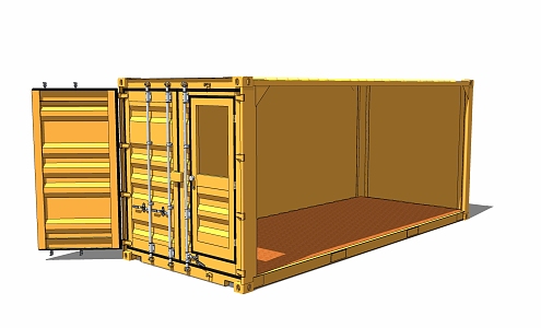 modern container 3d model