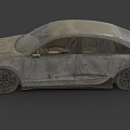 Scrapped car abandoned car broken car broken car broken car old car broken car low face number low model simple model game sub-era film and television level super realistic 3d model