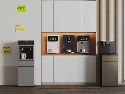 modern water dispenser 3d model