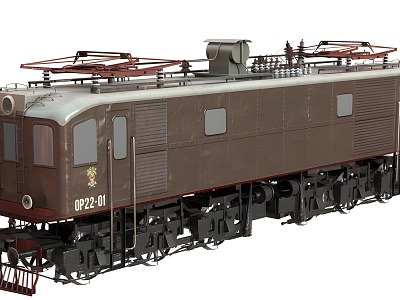 modern train steam locomotive model