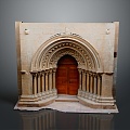 Medieval Door Classical Door Antique Door Ancient Door Ancient Door Chinese Door Classical Door Chinese Door Chinese Door 3d model