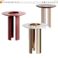 Modern side table metal bedside table side table corner combination 3d model