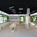 China Telecom 5G Retail Store Interior With Display Counters And Advertising Billboards