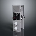 Smart card door lock smart lock smart door lock digital lock digital door lock security door lock password lock 3d model