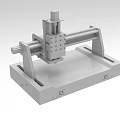 Industrial Equipment For Precision Machining With Metal Frame Linear Rails And Sliding Platform